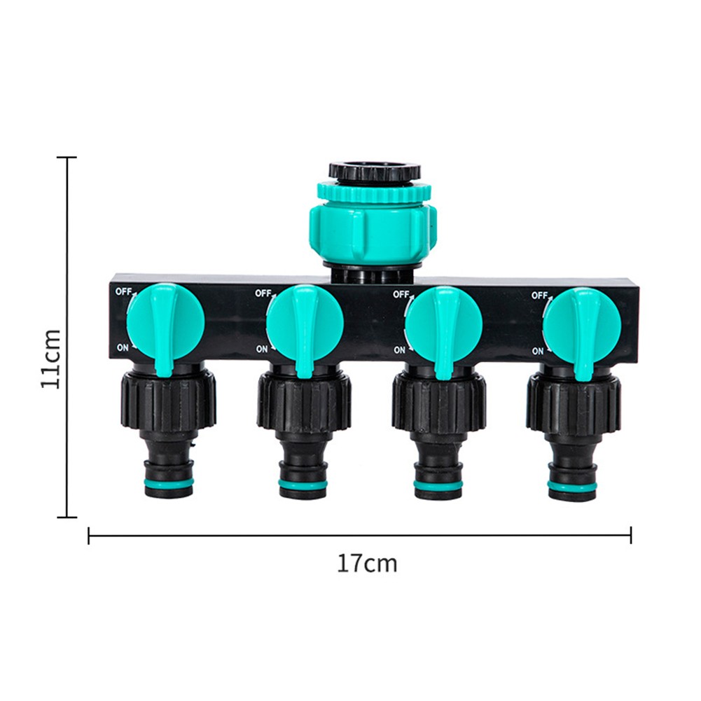 Robinet Quatre Voies Compatible Connecteur Rapide soldes pour une Distribution dEau Ef