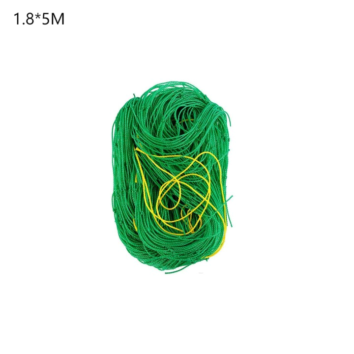 Quality Nylon Climbing Net 2024 for Vertical Gardening of Various Plants Green
