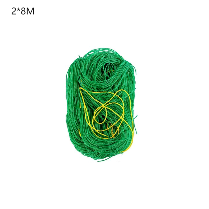 Quality Nylon Climbing Net 2024 for Vertical Gardening of Various Plants Green