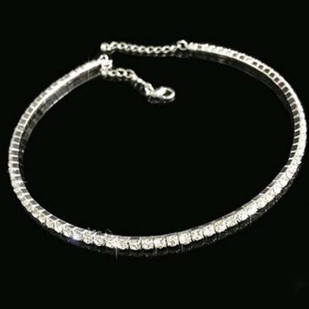 Multi Layered Rhinestone Necklace Unique and Fashionable Jewelry for Any Look - Picture 5 of 9