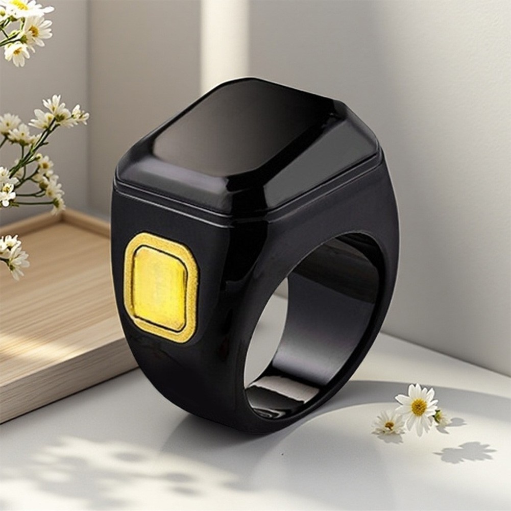 Rechargeable Waterproof Smart Ring Counter Adjustable for Prayer Practices