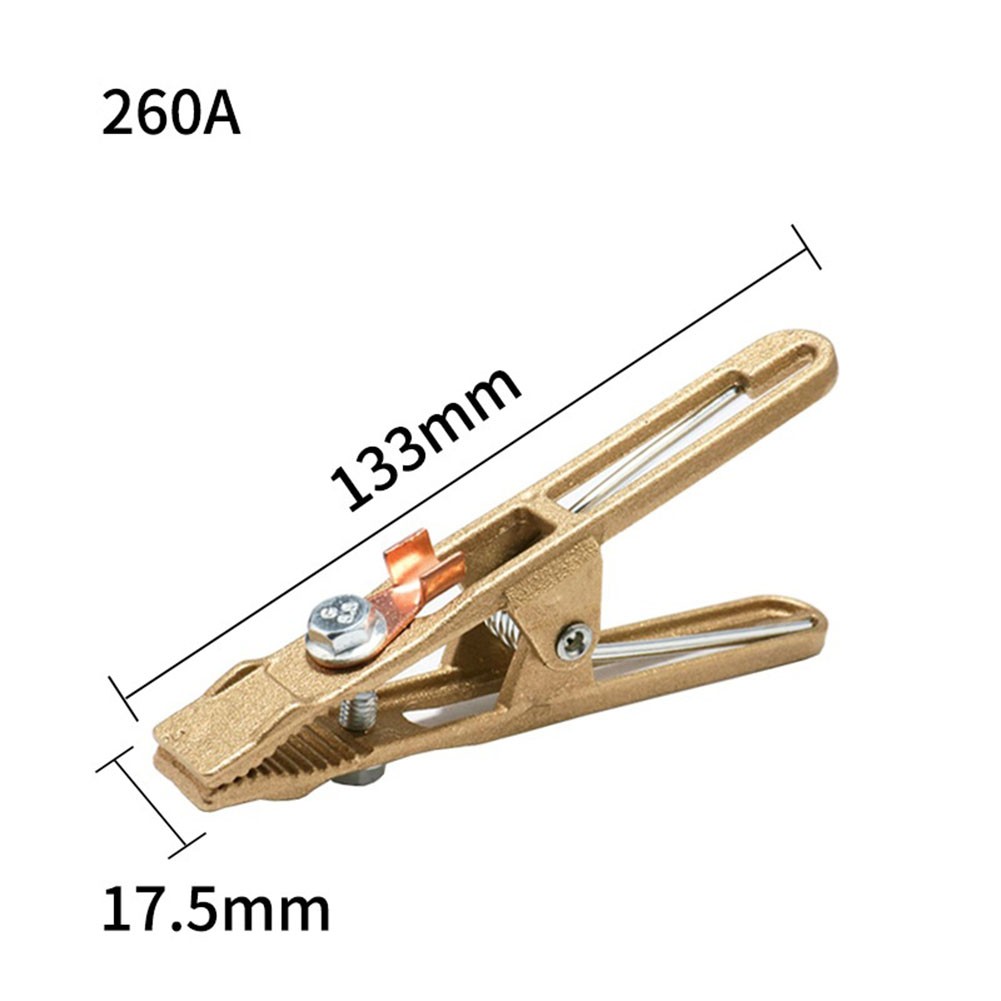 Fácil de usar tierra de latón en forma de una para abrazadera de soldadura para uso 260A 300A 500A - Imagen 11 de 13