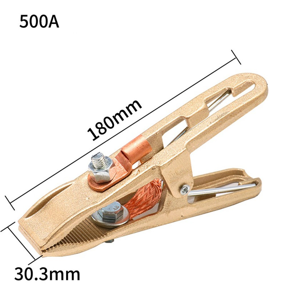 Fácil de usar tierra de latón en forma de una para abrazadera de soldadura para uso 260A 300A 500A - Imagen 13 de 13