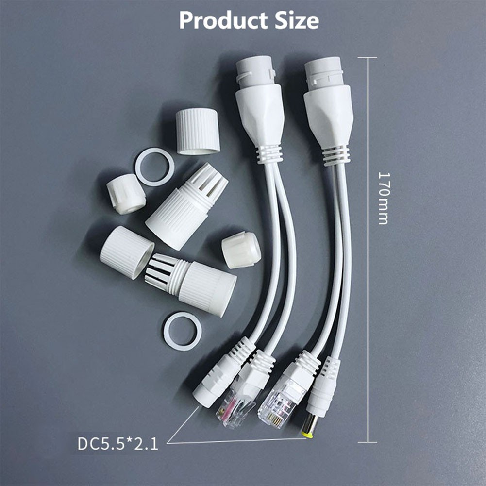 Power Over Ethernet IP Camera Connector Plug-and-Play Design Waterproof Feature - Zdjęcie 5 z 9