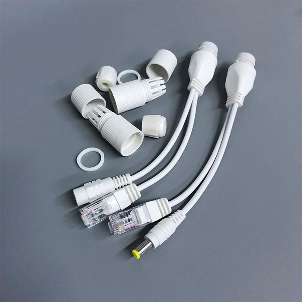 Power Over Ethernet IP Camera Connector Plug-and-Play Design Waterproof Feature