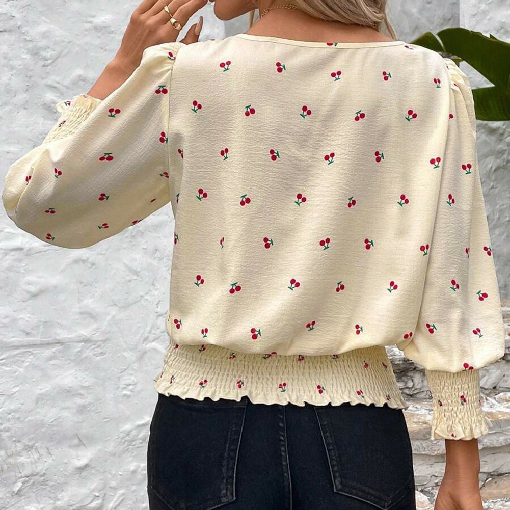 Relaxed Women's Loose Fit Shirt Casual Round Neck Design for Everyday Outfits - Picture 33 of 96