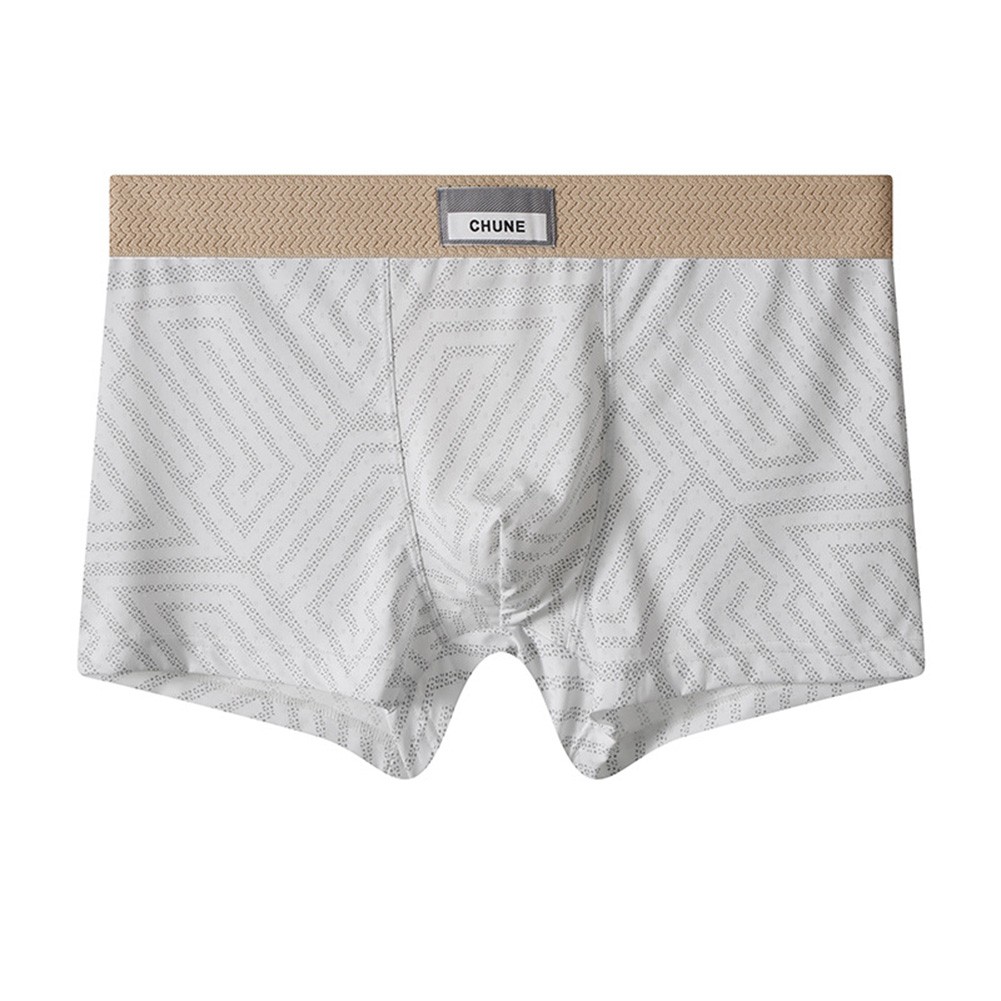 Solid Mesh Trunks Breathable Men's Mid Rise Boxer Shorts for Daily Wear - Picture 11 of 22