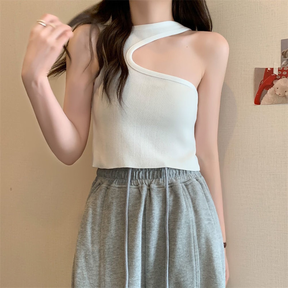 Summer remise Womens Irregular Camisole Off Shoulder Sleeveless for Daily Wear