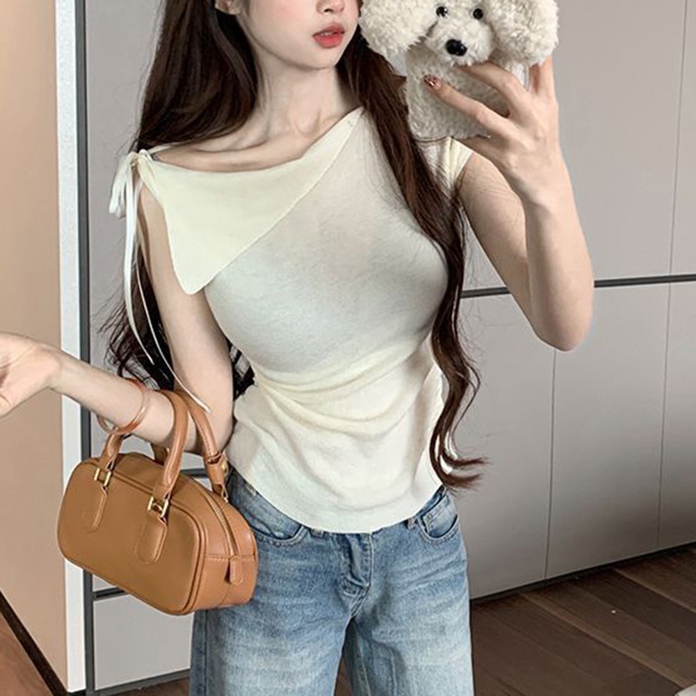 Daily Wear Off Shoulder collection Top Casual Wear Brand New Short Sleeve Solid Color