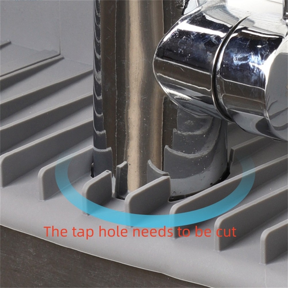 Adjustable Mats Draining Pad Bathroom Accessories Easy To Clean Bathroom Use