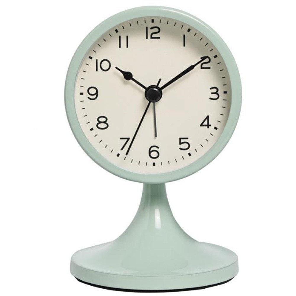 Vintage Desk Clock Silent Operation Clock Bedroom Decor Daily Use Functionality