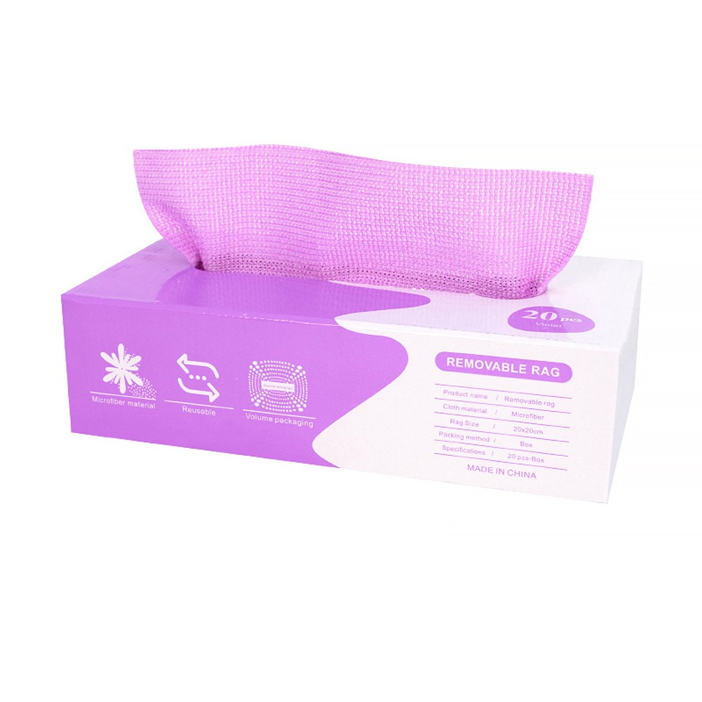 Chiffon de distribution en boîte chiffon de nettoyage de cuisine soldes coloré access