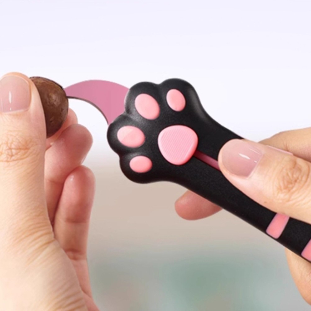 Retractable Cat Claw Cutter Adorable Design Utility Box Cutter for Cutting - Picture 23 of 27