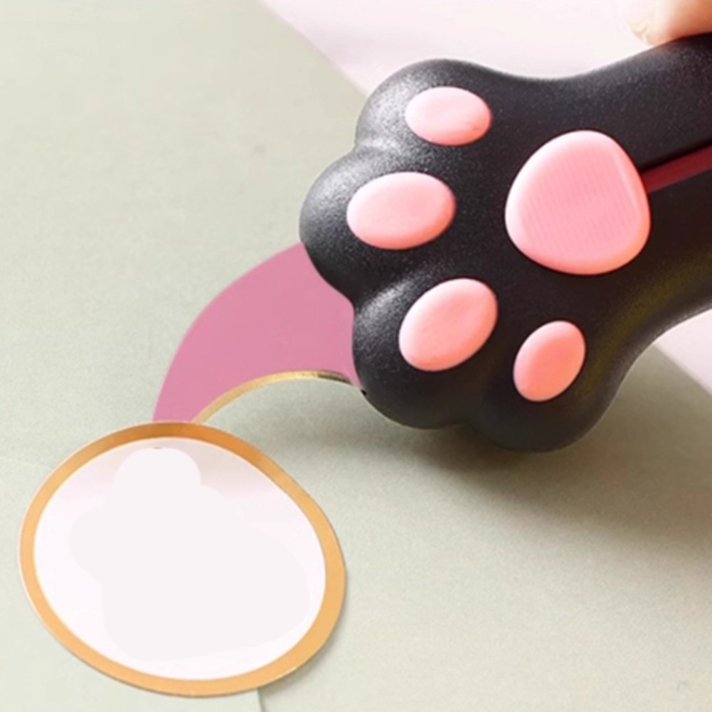 Retractable Cat Claw Cutter Adorable Design Utility Box Cutter for Cutting - Picture 19 of 27