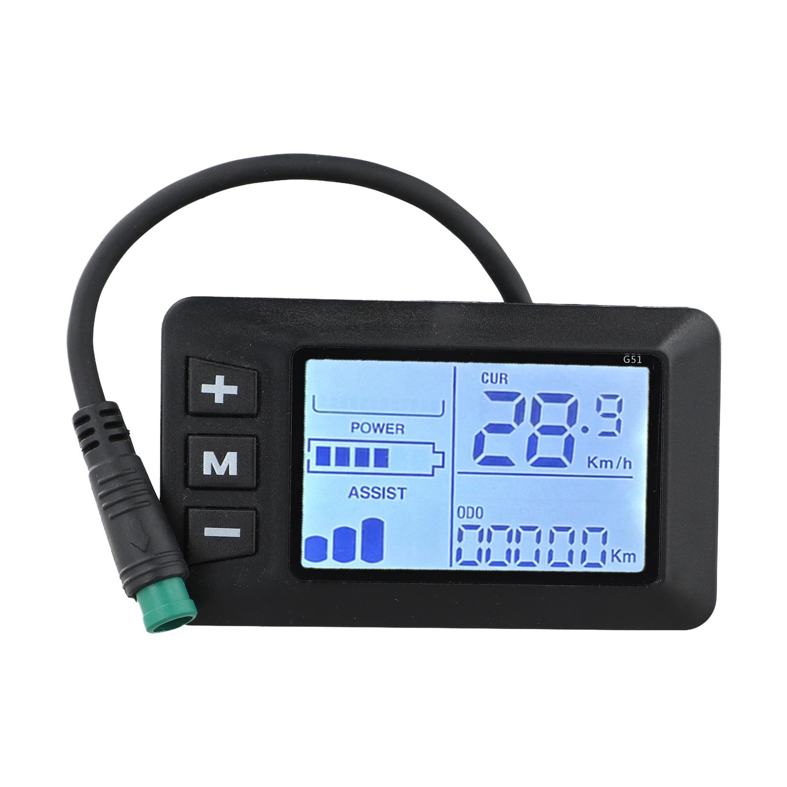 Display LCD impermeabile E Bike 5 pin supporto controller 24V 36V 48V - Foto 22 di 33