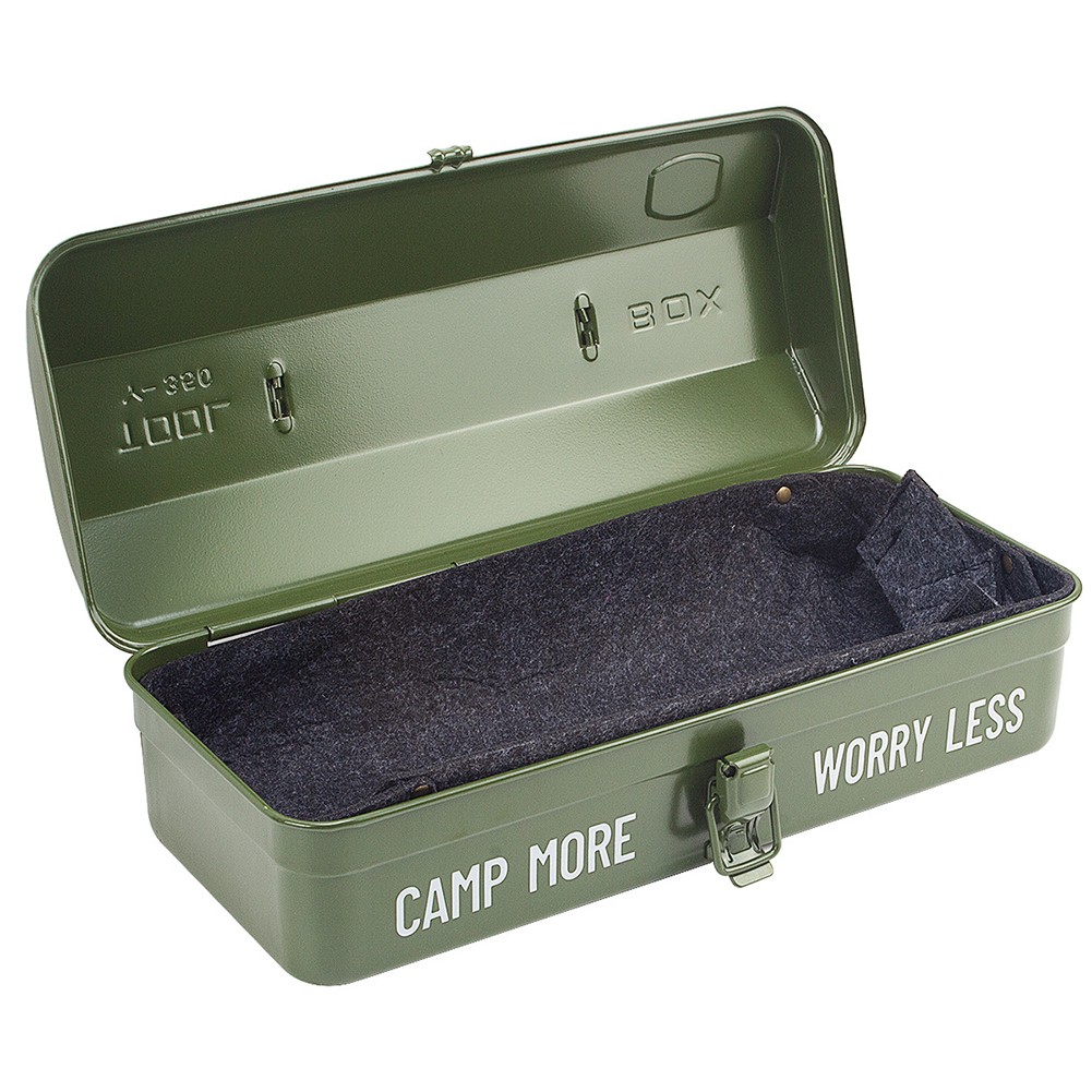 Camping Tool Box Heavy Duty Iron Storage for Screwdrivers and Wrenches - Picture 27 of 29