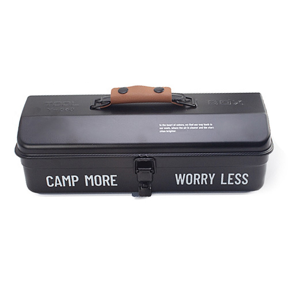 Camping Tool Box Heavy Duty Iron Storage for Screwdrivers and Wrenches - Picture 17 of 29