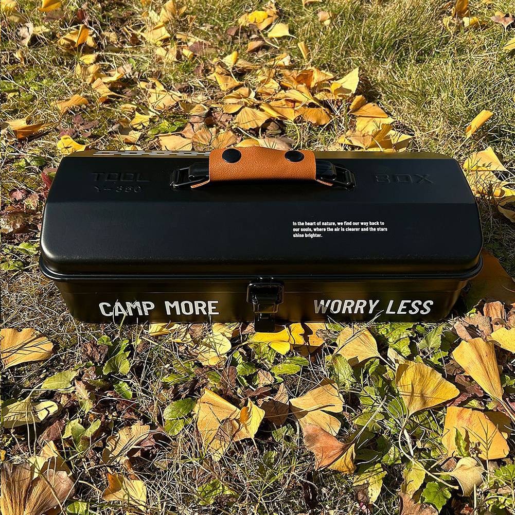 Camping Tool Box Heavy Duty Iron Storage for Screwdrivers and Wrenches - Picture 19 of 29