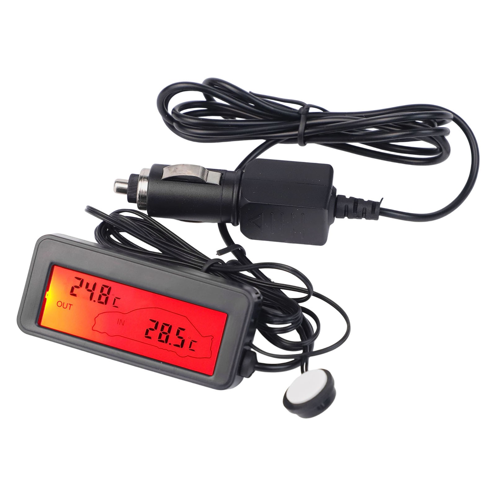 Gauge Meter Car Interior Digital LCD Gauge Meter LCD Display Temperature - Picture 10 of 36