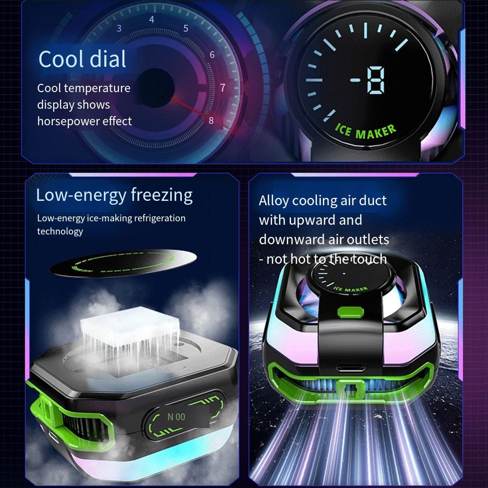 RGB Beleuchtung Handy Heizkörper mit intelligenter Temperaturanzeige - Zdjęcie 8 z 12