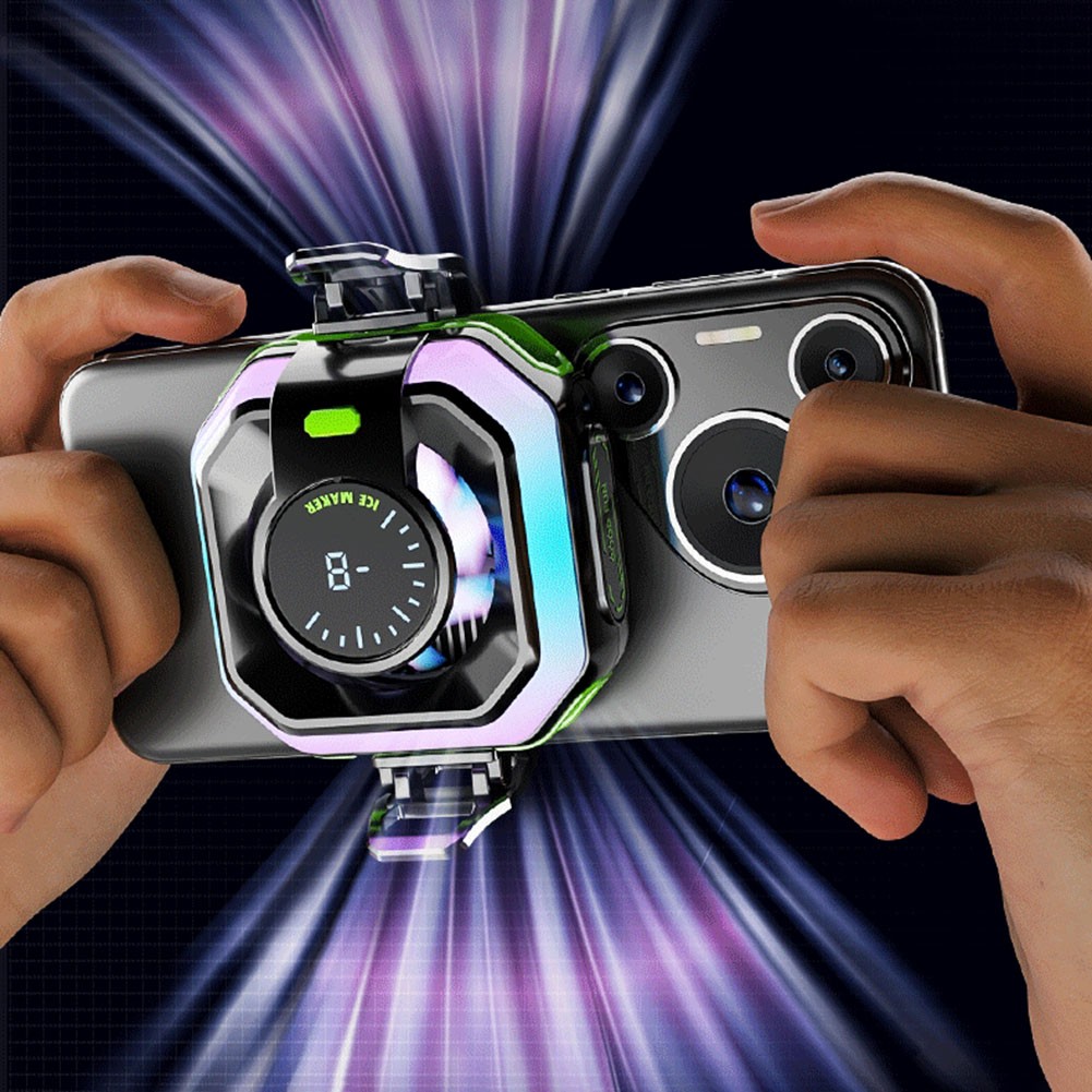 RGB Beleuchtung Handy Heizkörper mit intelligenter Temperaturanzeige - Zdjęcie 9 z 12