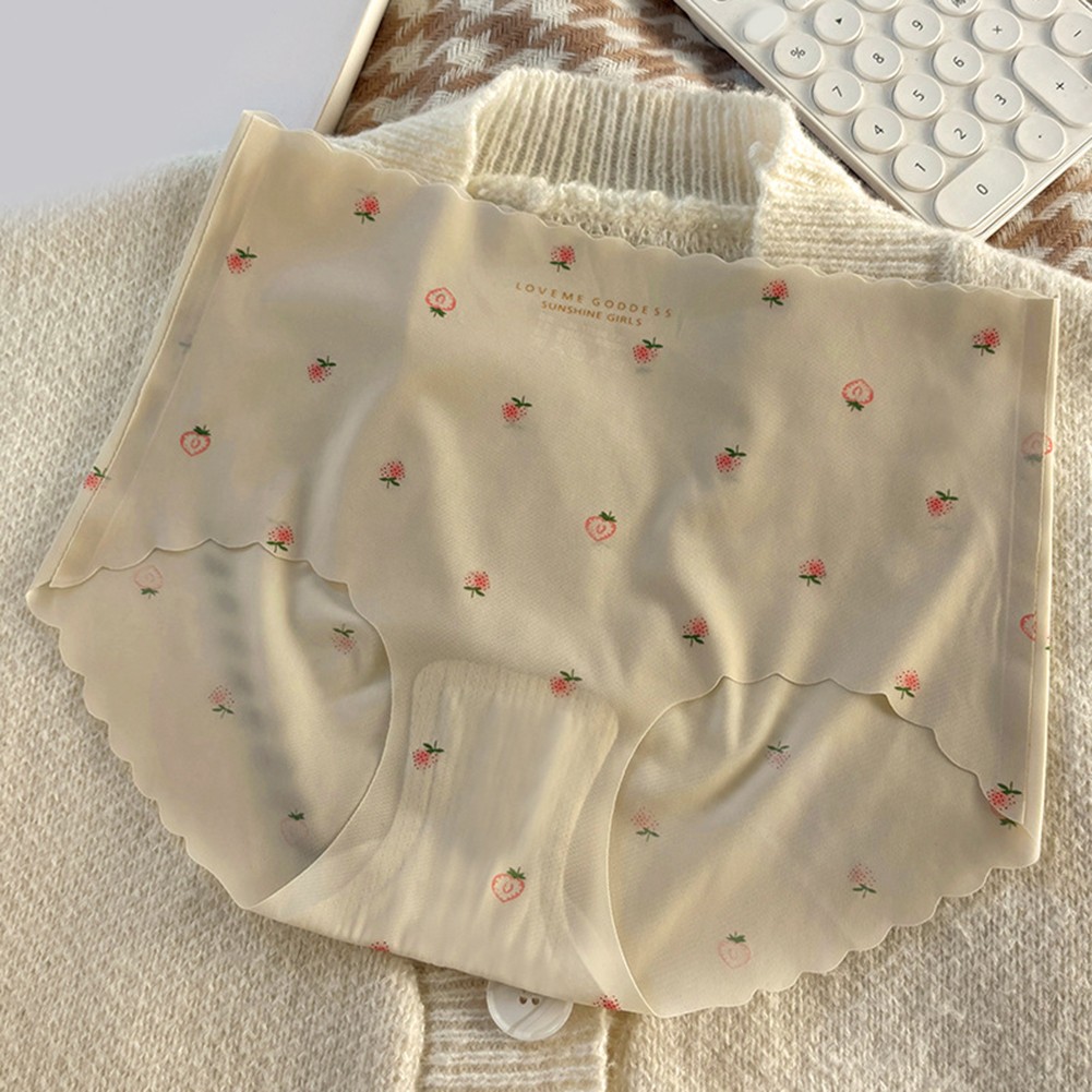 Ladies Underwear Casual Outing Brand New Item Moderate Elasticity Printed Design