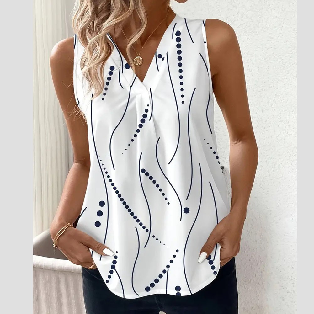 Stylish and Casual V Neck Vest for Women Ideal for Spring/Summer Outings - Picture 14 of 72