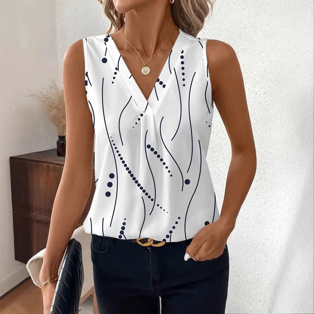 Stylish and Casual V Neck Vest for Women Ideal for Spring/Summer Outings - Picture 23 of 72