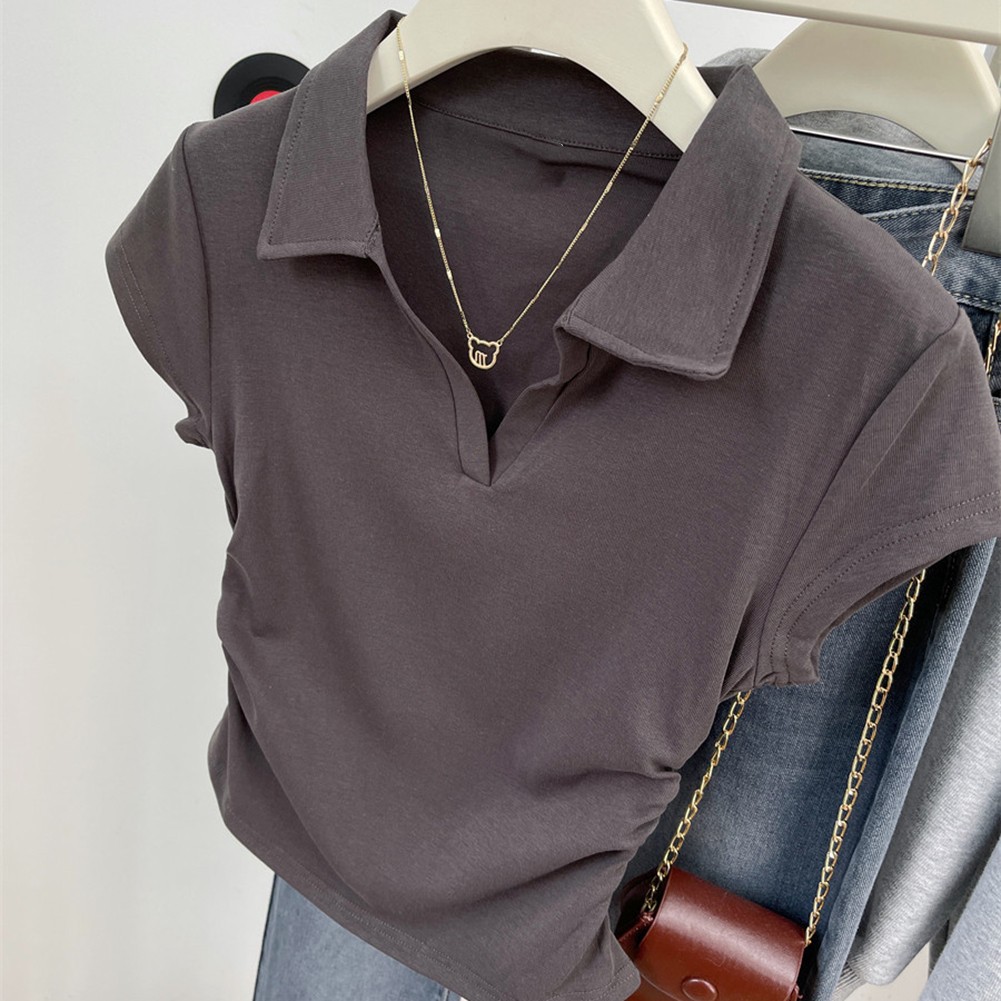 Daily Casual Wear Casual Pleated Tee Brand New Condition Pleated Sleeves - Picture 17 of 36