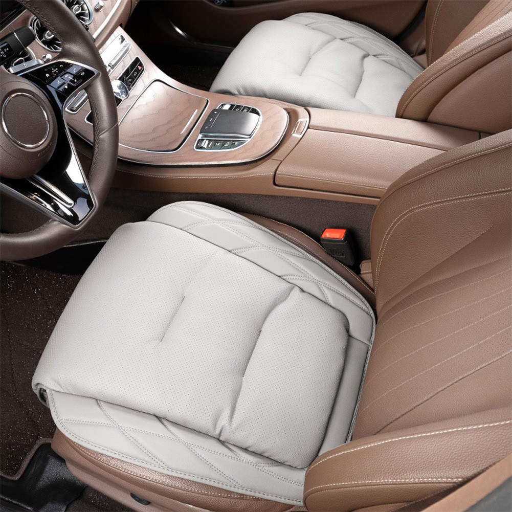 All-season Use Car Seat Cushion Nappa Leather Cushion Easy Installation officiel