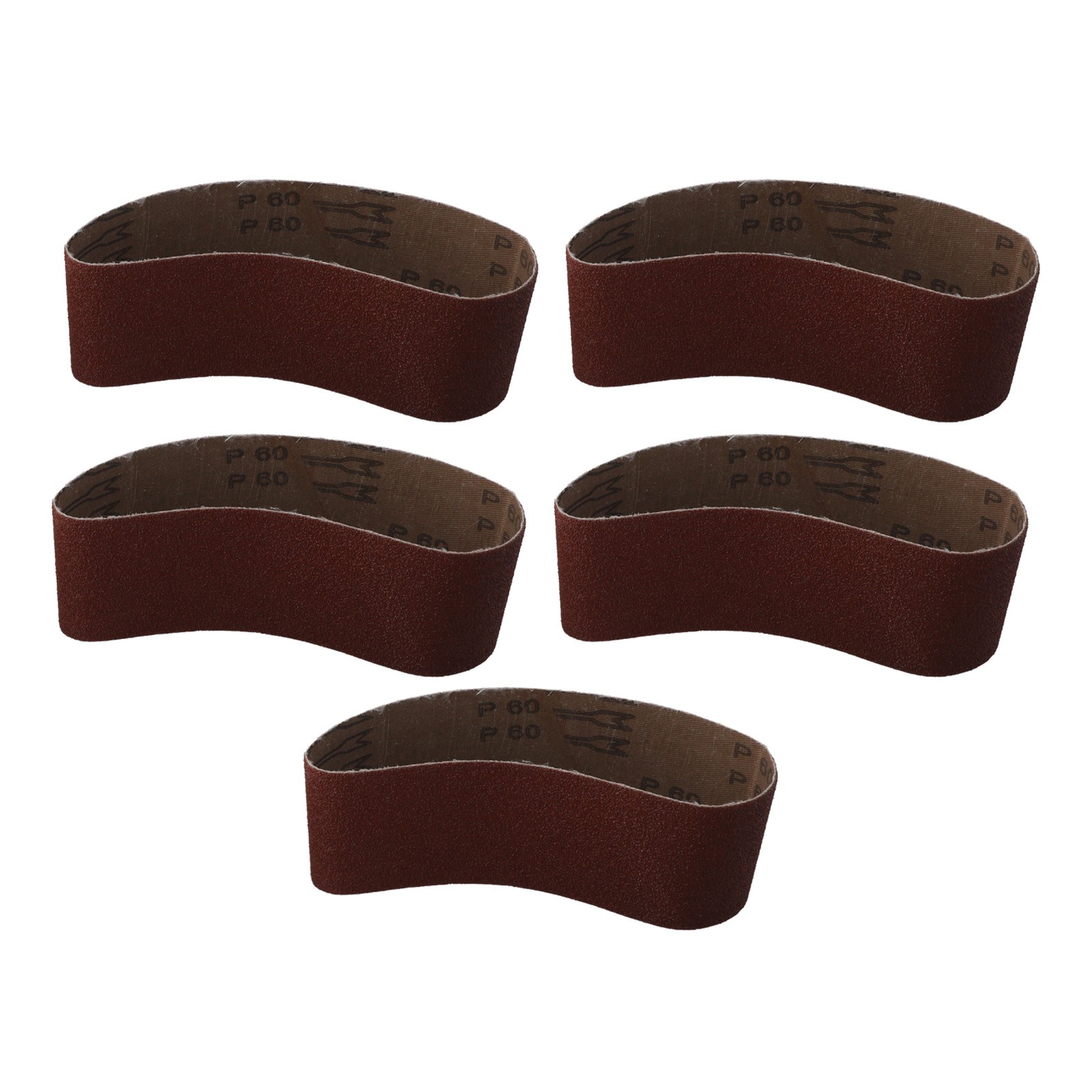 Juego de cinturones de papel de lijar con material de óxido de aluminio tamaño 75x457 mm paquete de cinco - Imagen 38 de 62