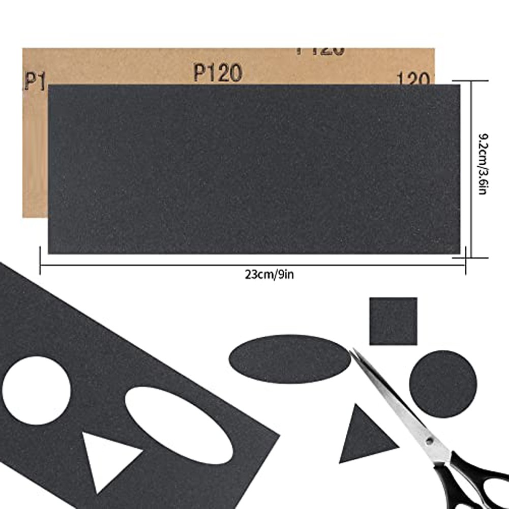1545 Blatt Schleifpapier Set für KFZ für Holz Metall und allgemeines Basteln - Bild 12 von 18
