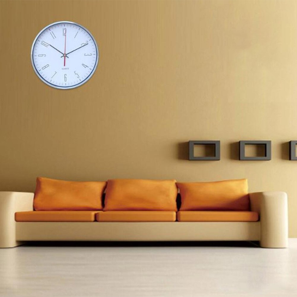 Modern Functional Wall Clock with Silent Mechanism for Various Settings