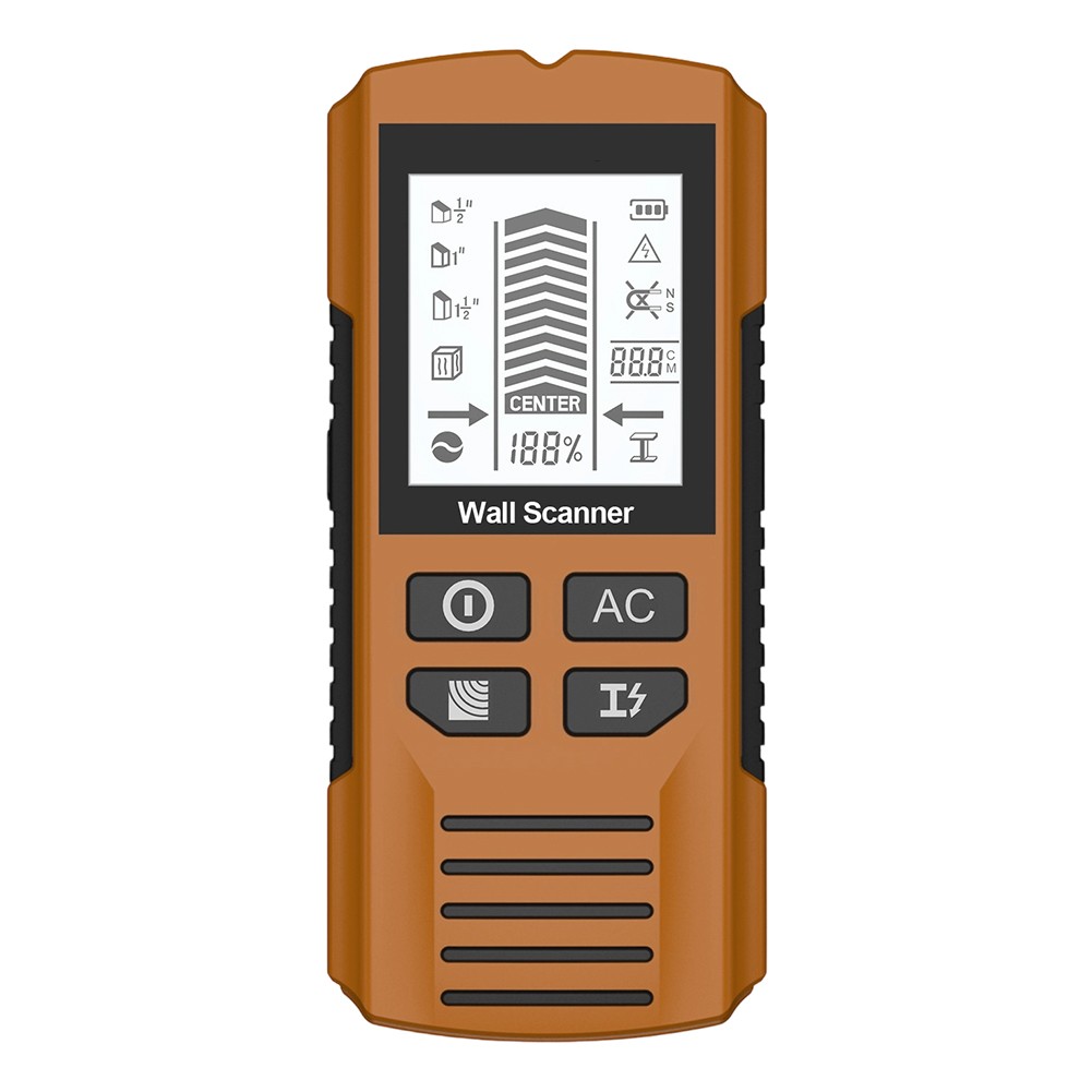 Détecteur de goujons 7 en 1 avec écran LCD pour détection bois métal et officiel câblage AC