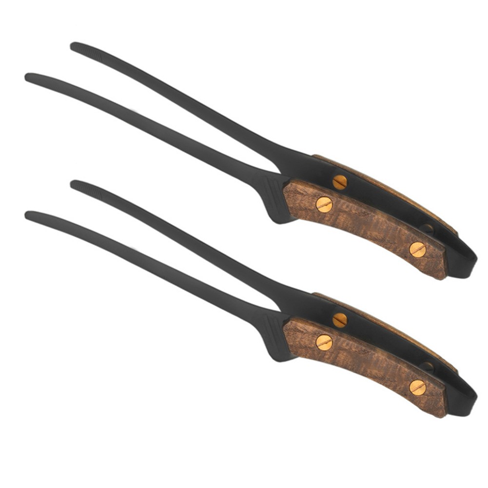 Stainless Steel Tongs Barbecue Parties Comfortable Food Handling Easy To Clean