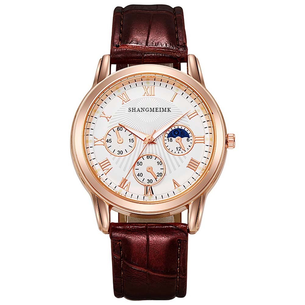 Lightweight Men's Watch with Waterproof Faux Leather and Creative Design - Picture 16 of 16