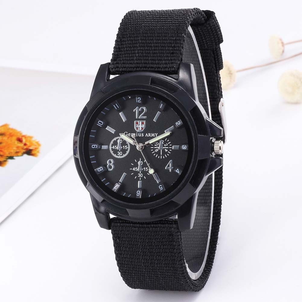 Stylish Quartz Watch with Luminous Cloth Strap for Casual and Formal Wear - Picture 17 of 17