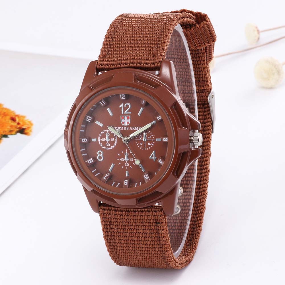 Stylish Quartz Watch with Luminous Cloth Strap for Casual and Formal Wear - Picture 15 of 17