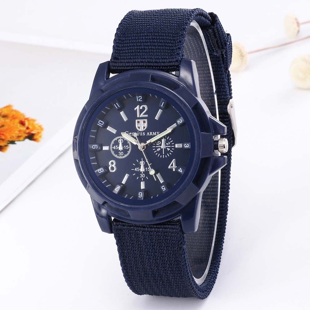 Stylish Quartz Watch with Luminous Cloth Strap for Casual and Formal Wear - Picture 14 of 17
