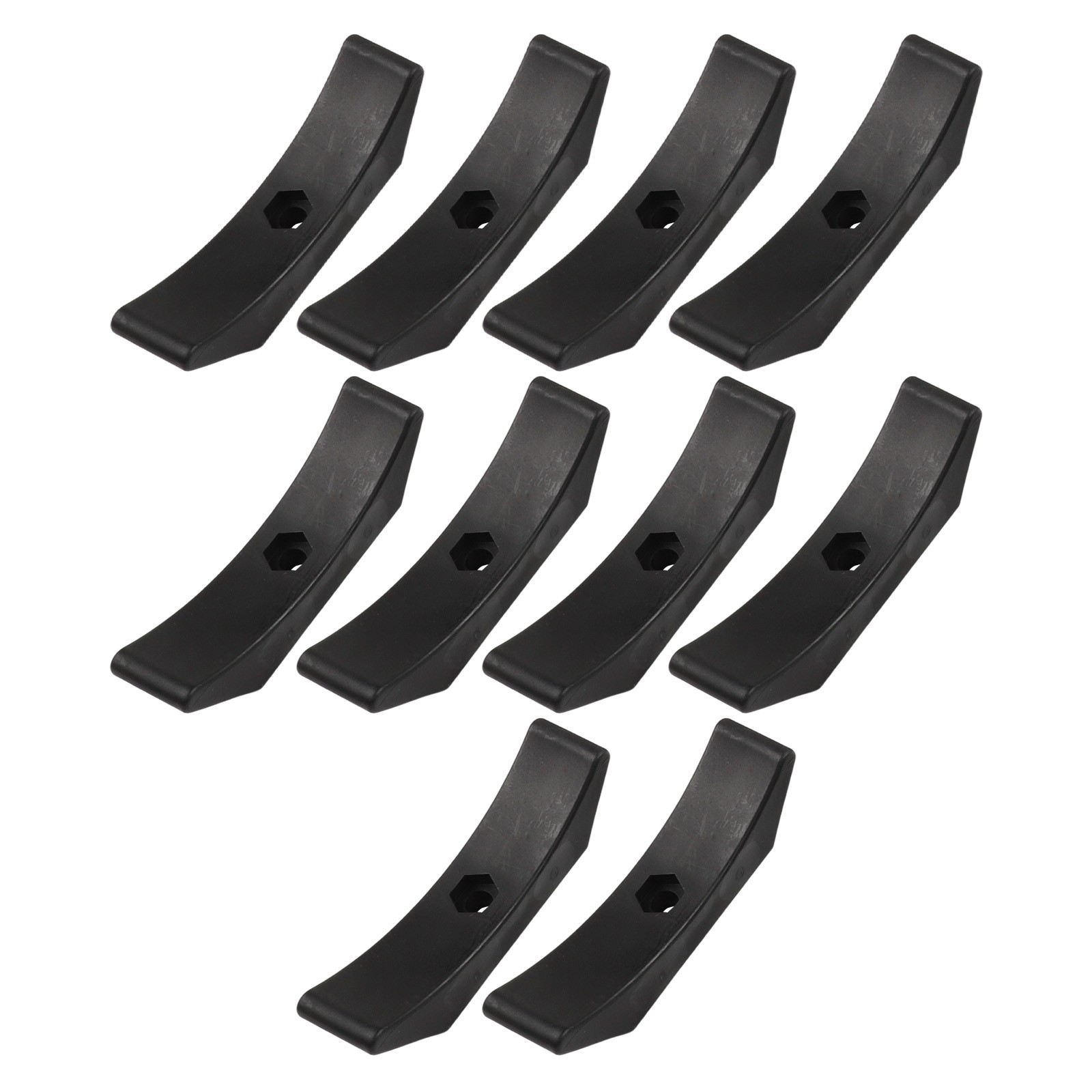 10PCS Rubber Dumbbell Saddle Racks Space Saving Solution for Fitness Areas