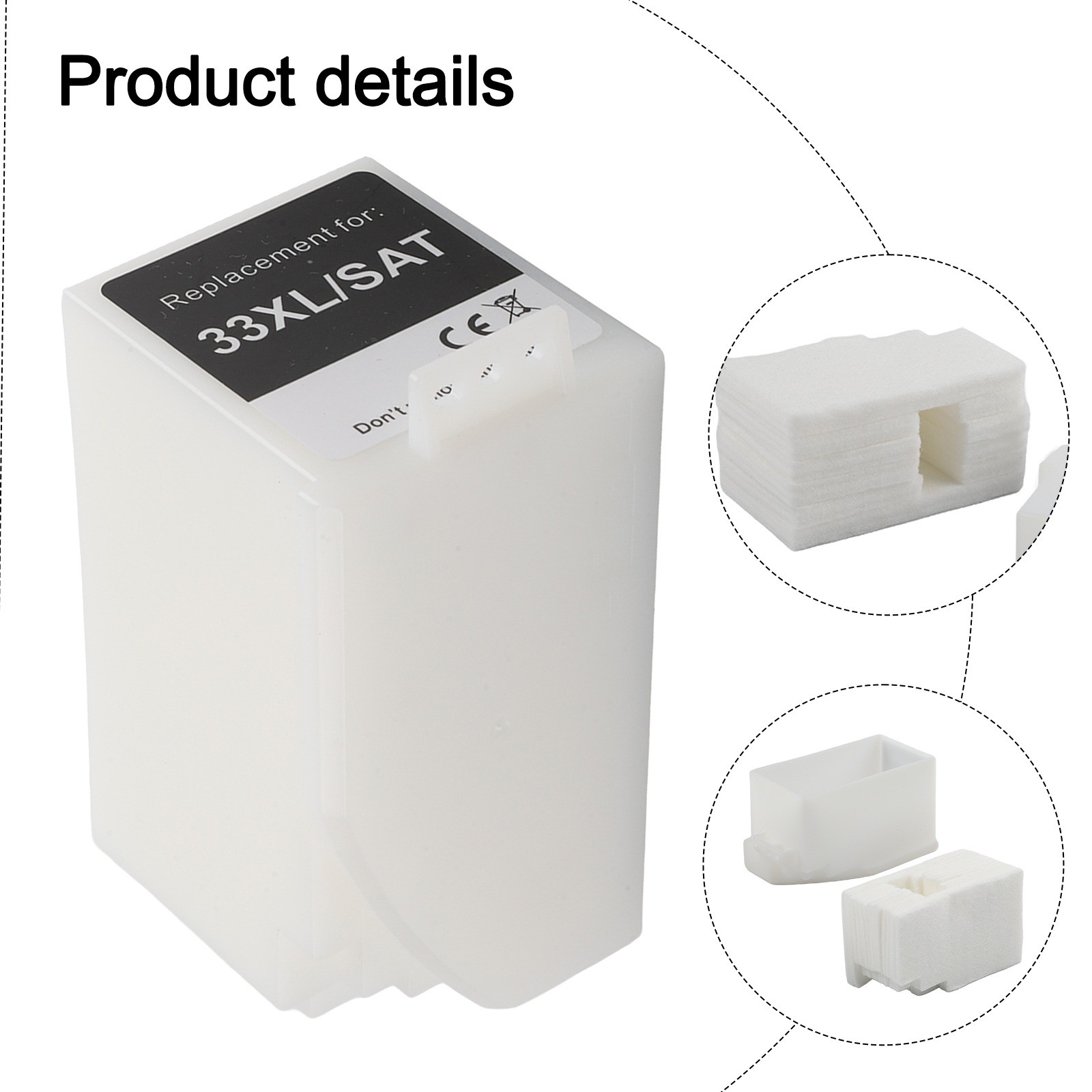 Ink Pad Sponge For Printer Maintenance Brand New Manual Measurement Deviation - Afbeelding 29 van 36