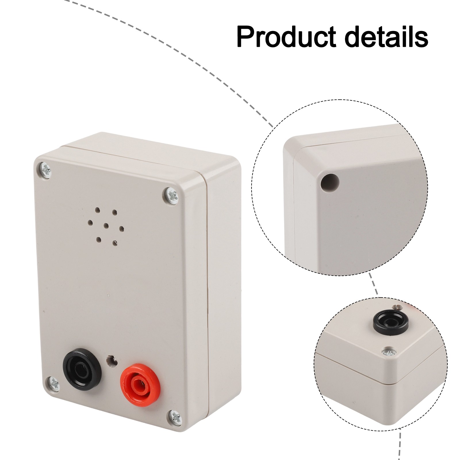 thumbnail image 2 of ComfyHarbor 9V Buzzer Continuity Tester With 100DB Alarm & LED Indicator - ABS Circuit Tester For Wires/Cables/PCB (93mm, 4 Package Options: Basic/Clip Leads/Test Probes/Full Kit 2 of 9