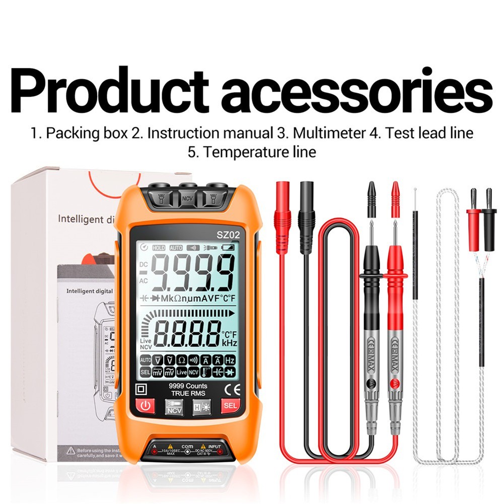 Automatic Digital Multimeter SZ02 6000 Counts for Electrical Measurements