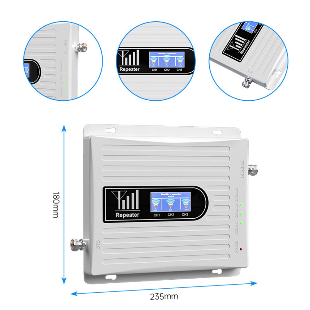 4G 3G 2G Cell Signal Booster Kit featuring Dual Antennas for Better Coverage - Zdjęcie 11 z 12