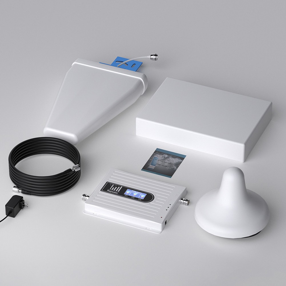 4G 3G 2G Cell Signal Booster Kit featuring Dual Antennas for Better Coverage