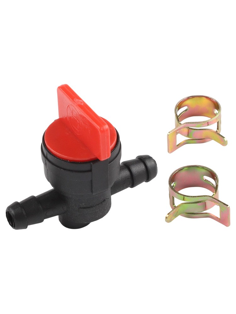 2x Benzinhahn Filter Klemmen Benzin Diesel Für 6mm 6-8mm Schlauch Gartengeräte