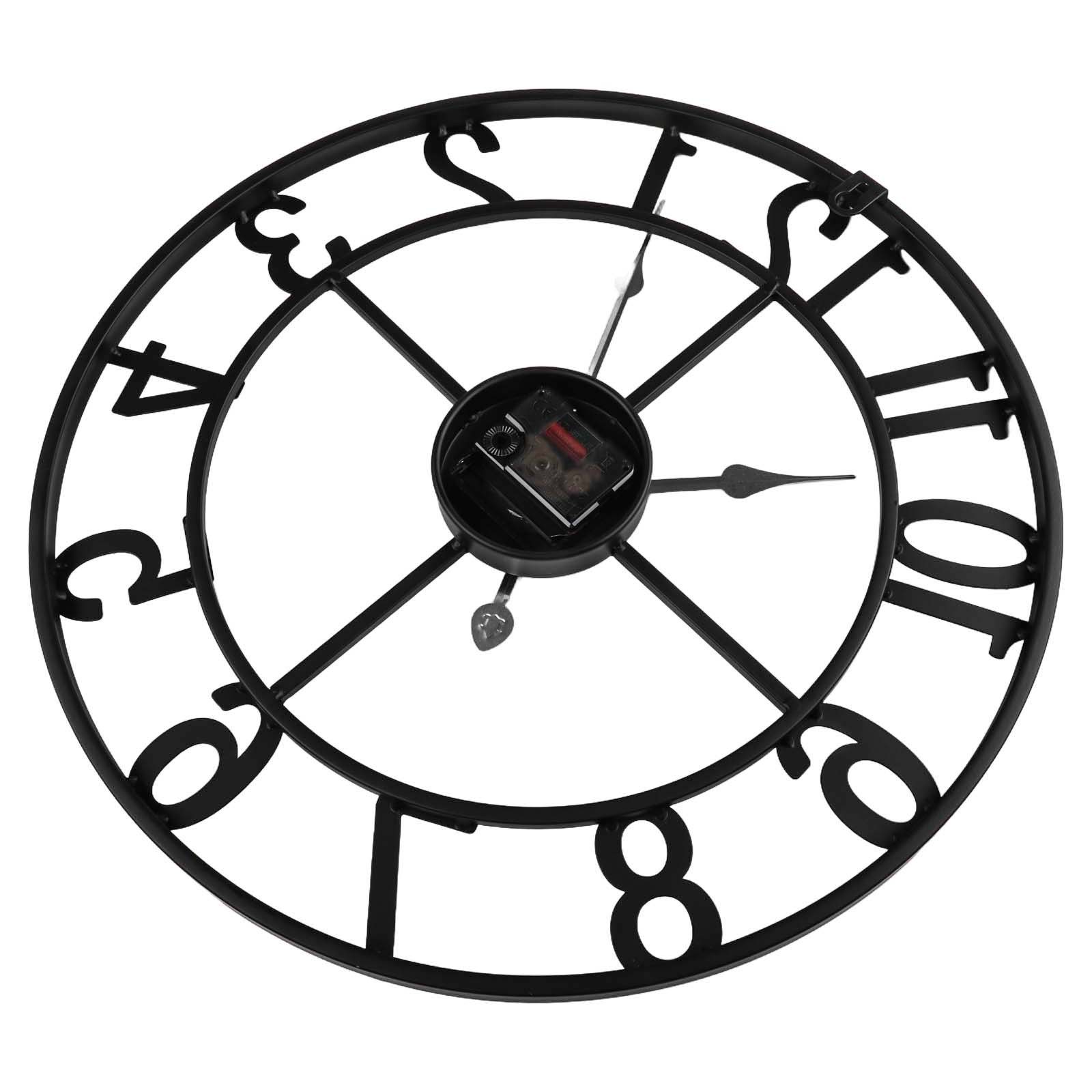Stilvolle Wanduhr aus Metall für den Außenbereich perfekt für Garten und für - Bild 45 von 52
