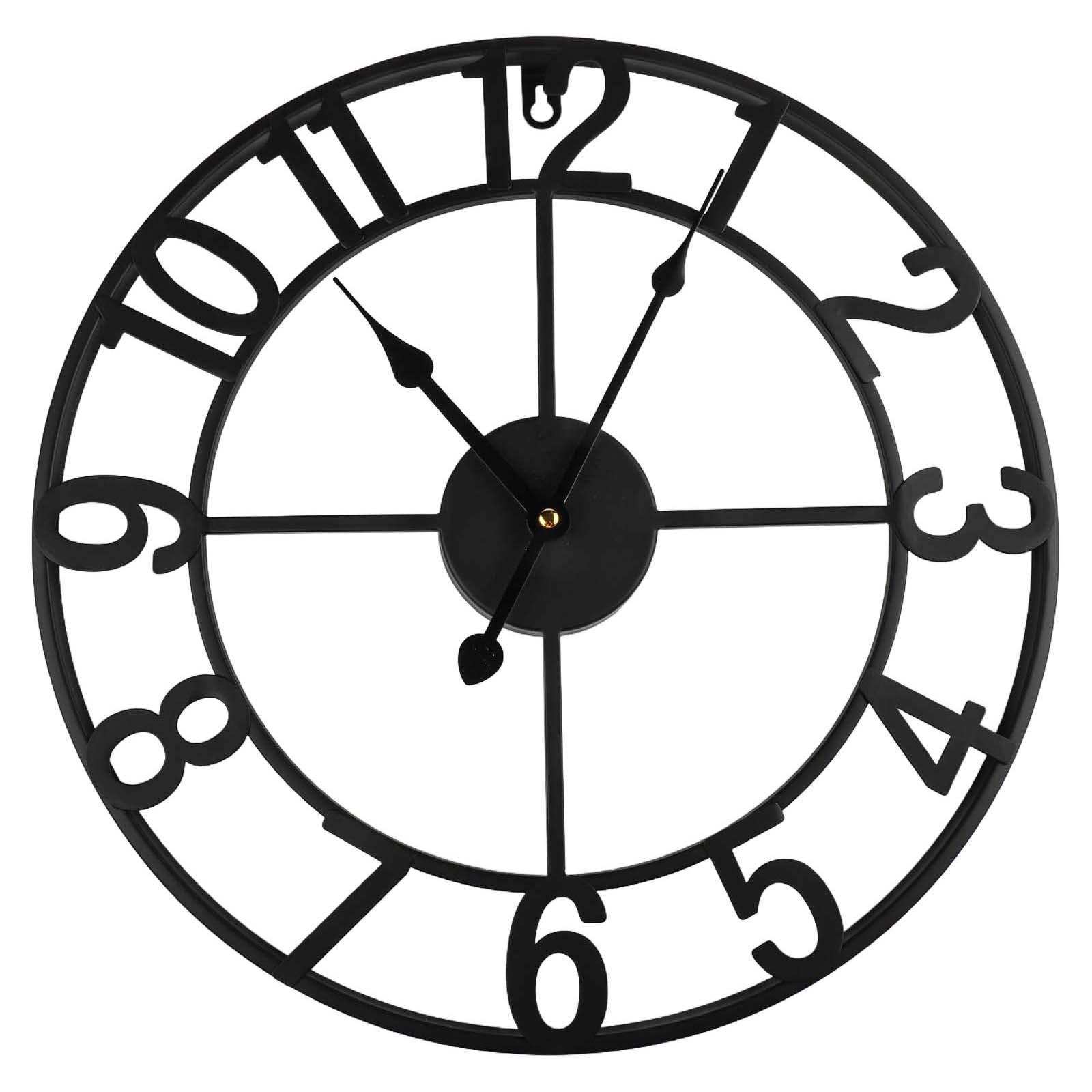 Stilvolle Wanduhr aus Metall für den Außenbereich perfekt für Garten und für - Bild 43 von 52