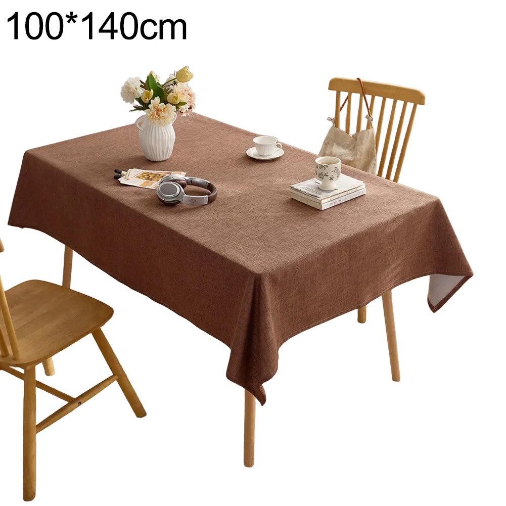 Solid Color Thick Tablecloth for Rectangular For Coffee and Dining Tables - Picture 25 of 25