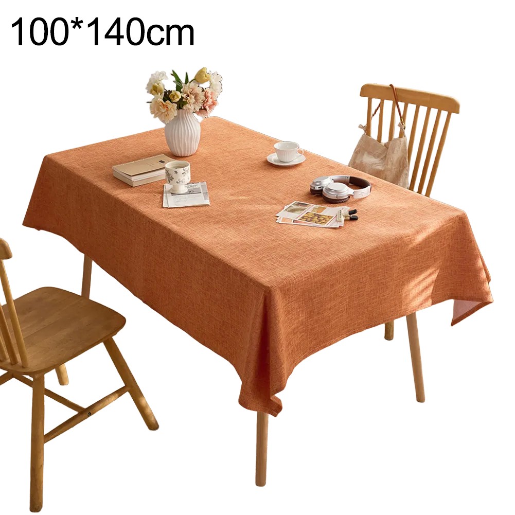 Solid Color Thick Tablecloth for Rectangular For Coffee and Dining Tables - Picture 21 of 25